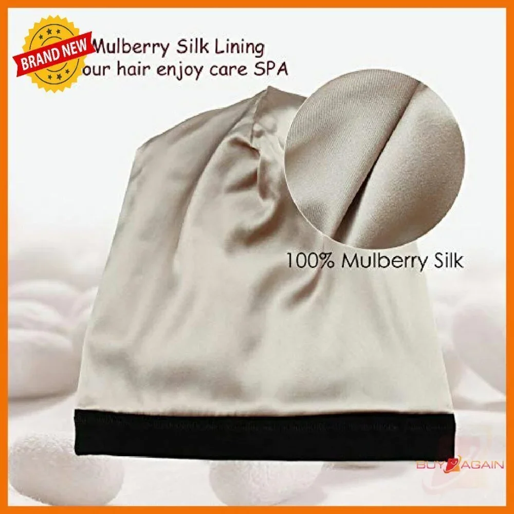 Adjustable Silk Satin Sleep Cap for Curly Hair Dreadlocks 18-32 Inch